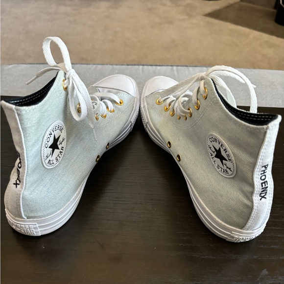 Custom hi top converse womens size 10 - Picture 5 of 8